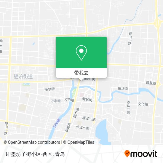 即墨坊子街小区-西区地图