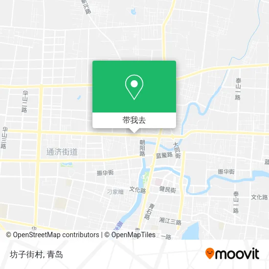 坊子街村地图