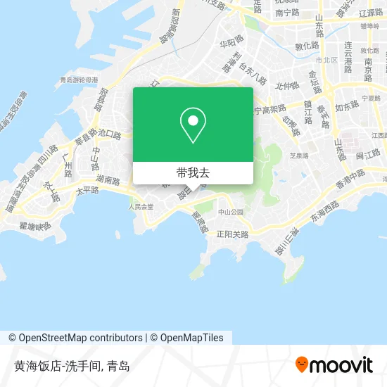 黄海饭店-洗手间地图