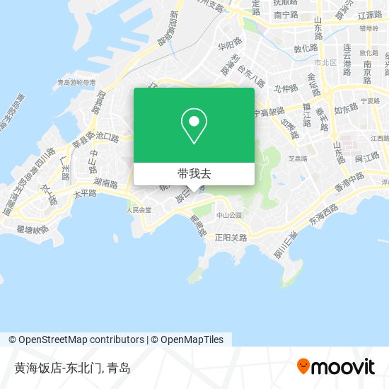 黄海饭店-东北门地图