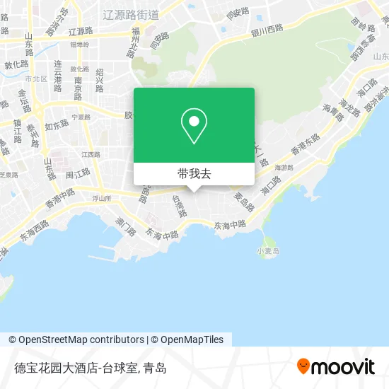 德宝花园大酒店-台球室地图
