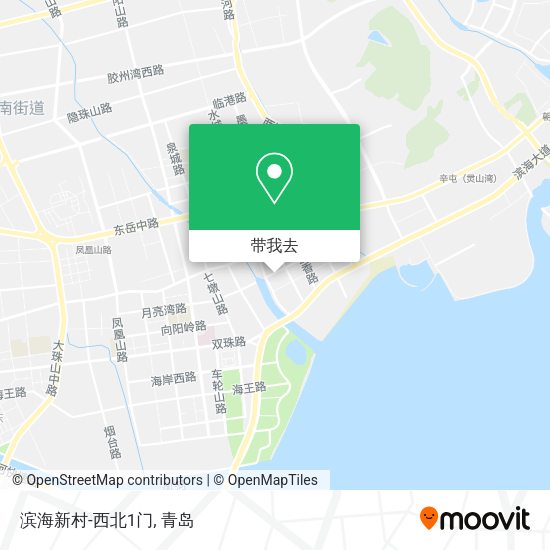 滨海新村-西北1门地图