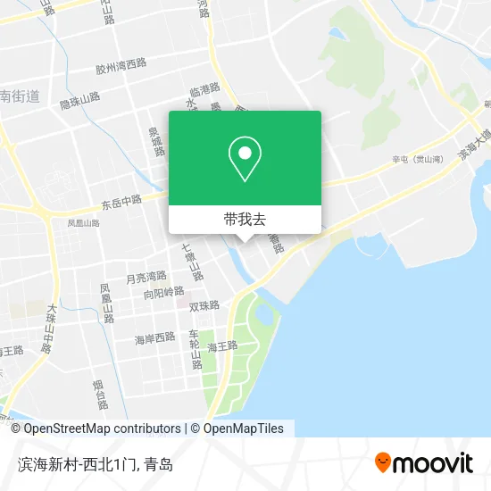 滨海新村-西北1门地图