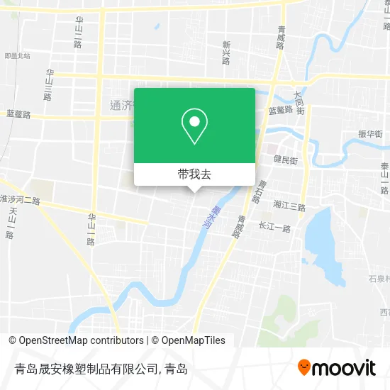 青岛晟安橡塑制品有限公司地图