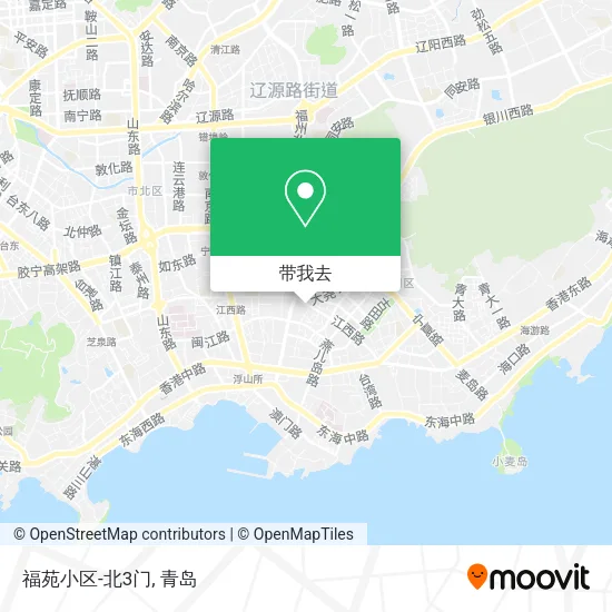福苑小区-北3门地图