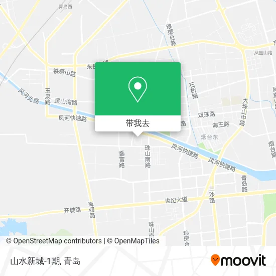 山水新城-1期地图