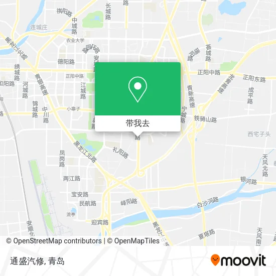 通盛汽修地图