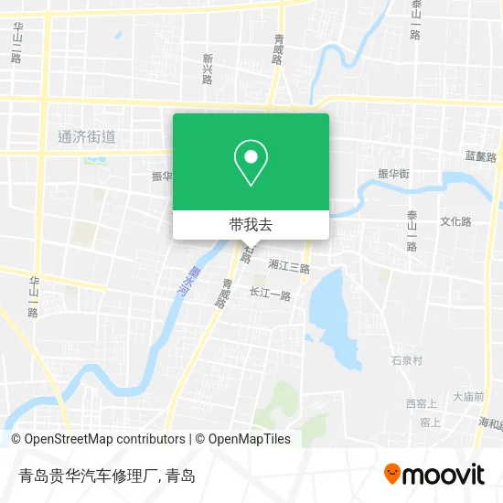 青岛贵华汽车修理厂地图