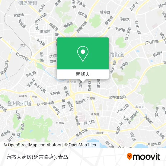 康杰大药房(延吉路店)地图