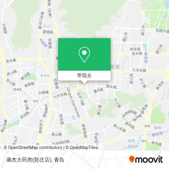 康杰大药房(郑庄店)地图