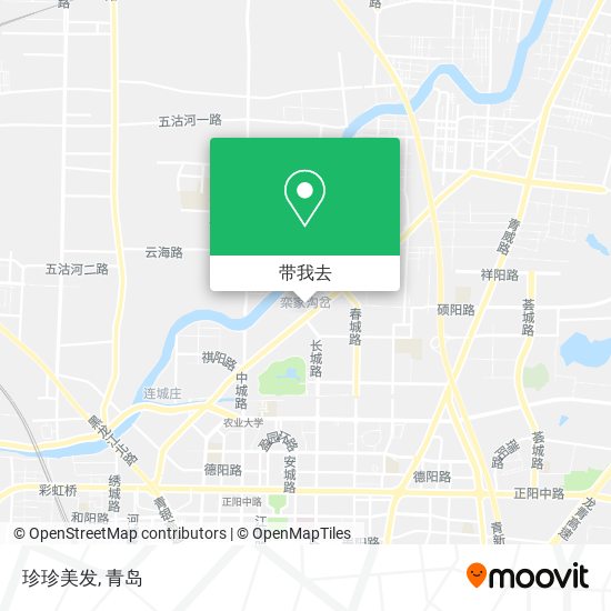 珍珍美发地图