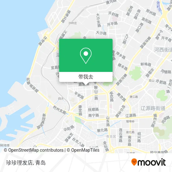 珍珍理发店地图