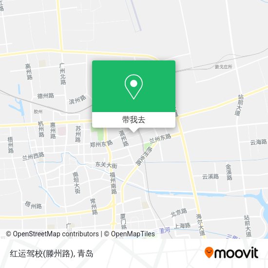 红运驾校(滕州路)地图