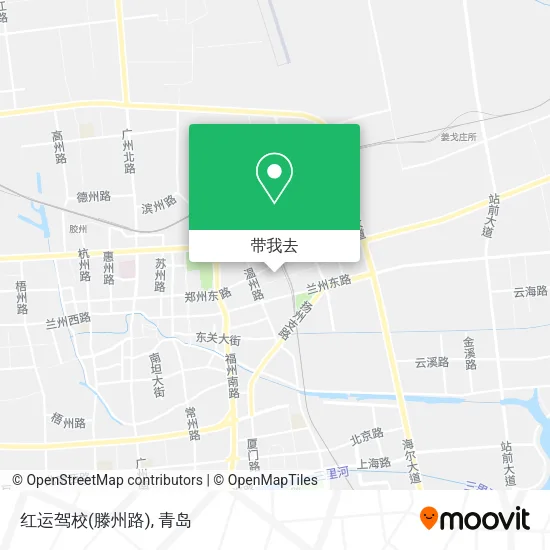 红运驾校(滕州路)地图