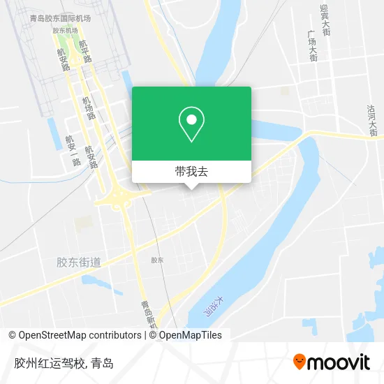 胶州红运驾校地图