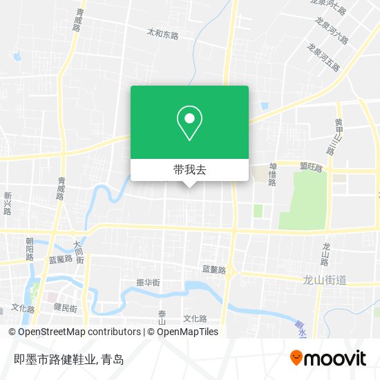 即墨市路健鞋业地图