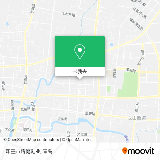 即墨市路健鞋业地图