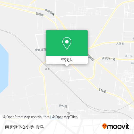 南泉镇中心小学地图