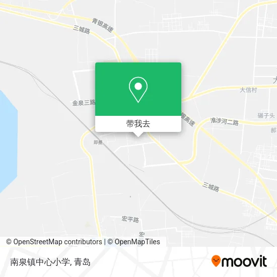 南泉镇中心小学地图