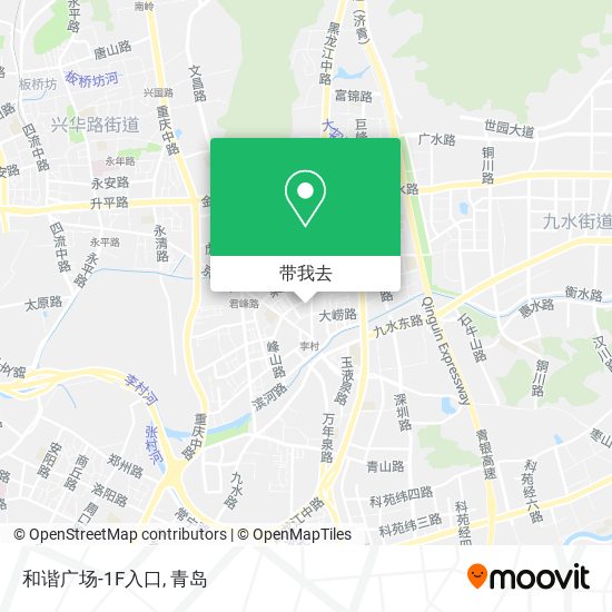 和谐广场-1F入口地图