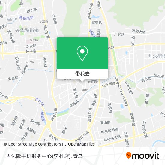 吉运隆手机服务中心(李村店)地图