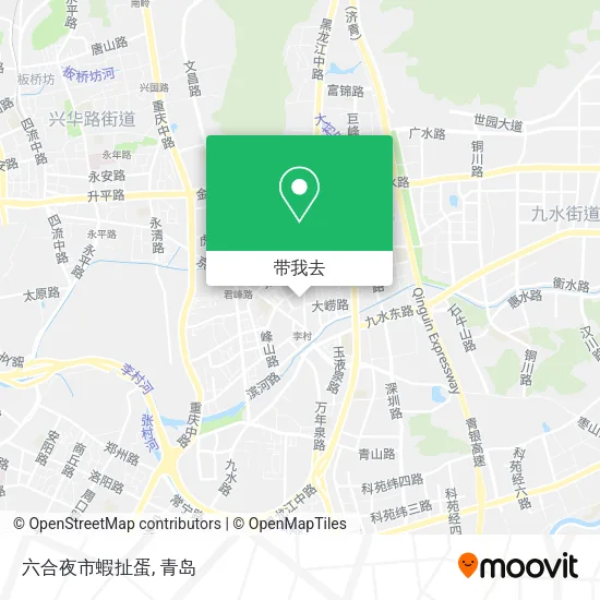 六合夜市蝦扯蛋地图