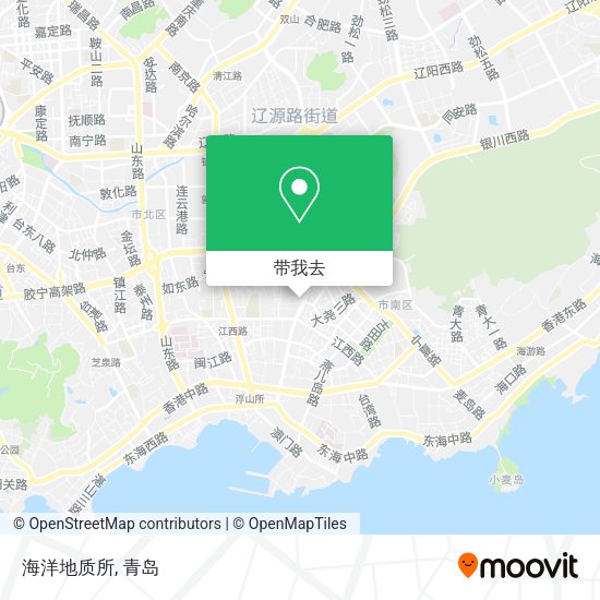 海洋地质所地图