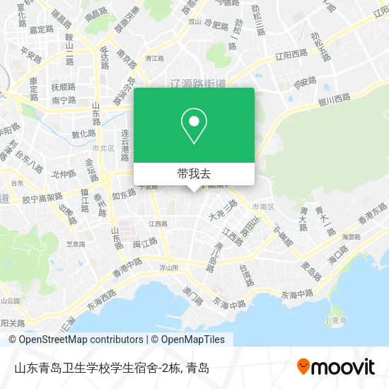 山东青岛卫生学校学生宿舍-2栋地图