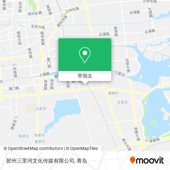 胶州三里河文化传媒有限公司地图