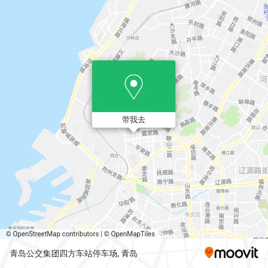 青岛公交集团四方车站停车场地图