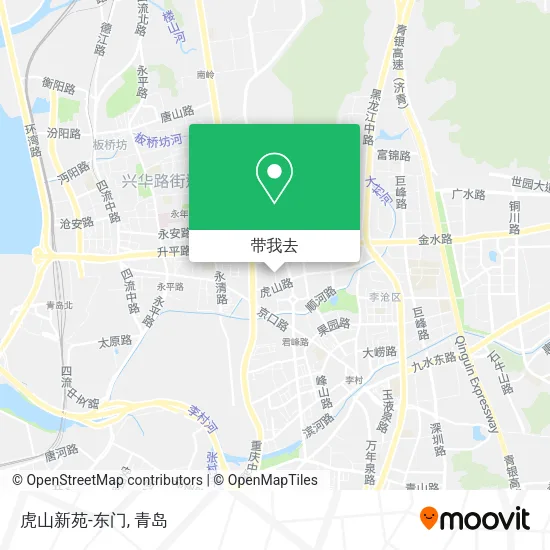 虎山新苑-东门地图