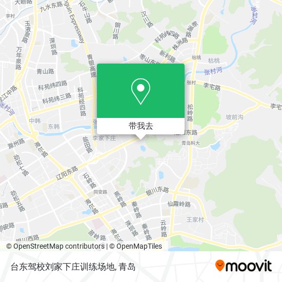 台东驾校刘家下庄训练场地地图