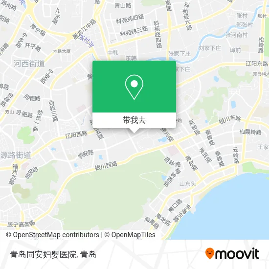 青岛同安妇婴医院地图