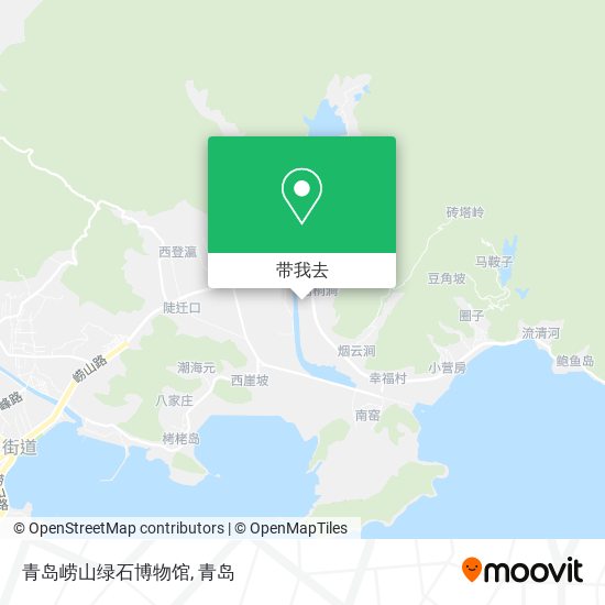青岛崂山绿石博物馆地图