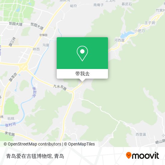 青岛爱在古毯博物馆地图