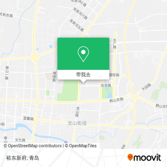 裕东新府地图