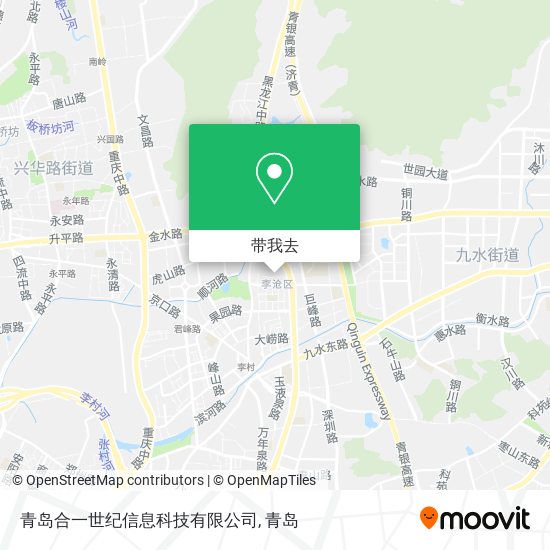 青岛合一世纪信息科技有限公司地图