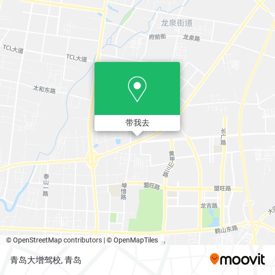 青岛大增驾校地图