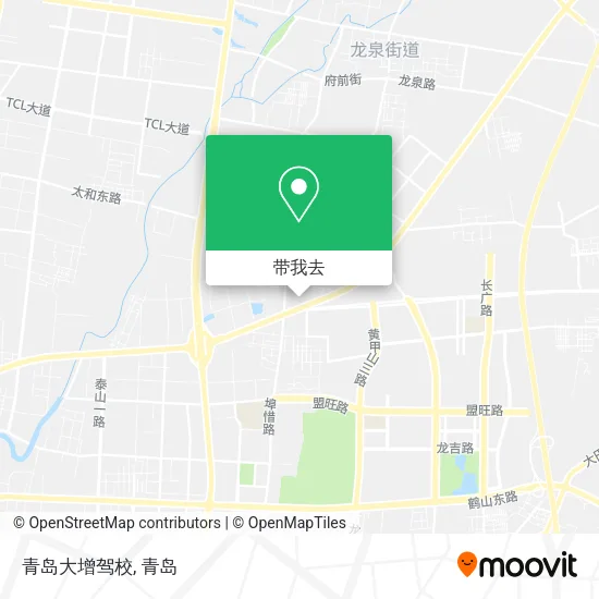 青岛大增驾校地图
