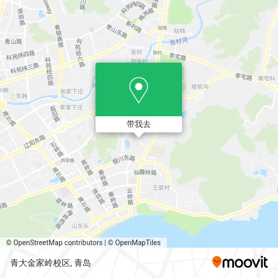 青大金家岭校区地图