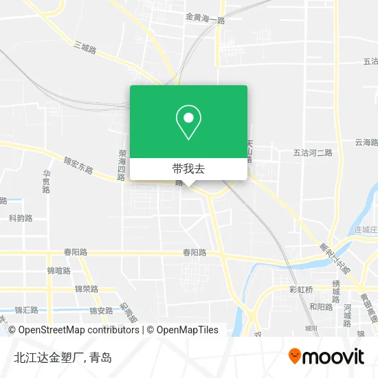 北江达金塑厂地图