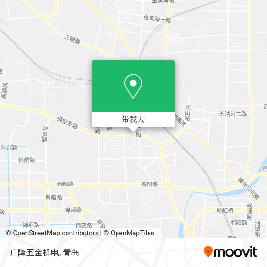 广隆五金机电地图