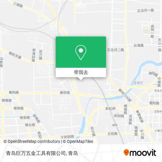 青岛巨万五金工具有限公司地图