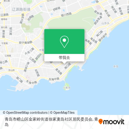 青岛市崂山区金家岭街道徐家麦岛社区居民委员会地图