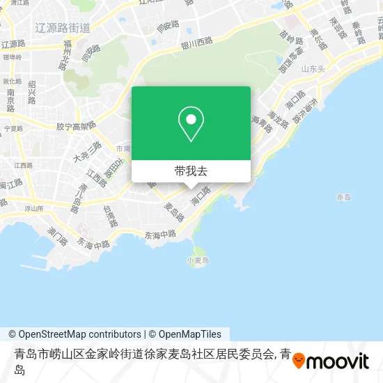 青岛市崂山区金家岭街道徐家麦岛社区居民委员会地图