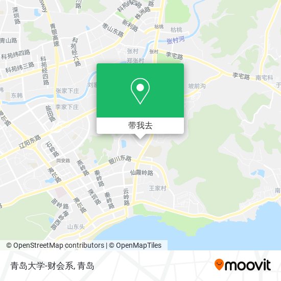 青岛大学-财会系地图