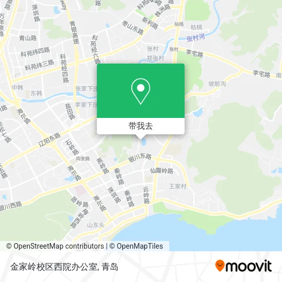 金家岭校区西院办公室地图