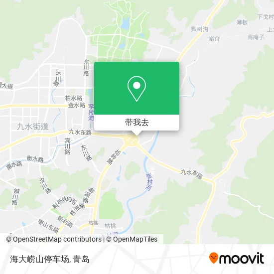 海大崂山停车场地图