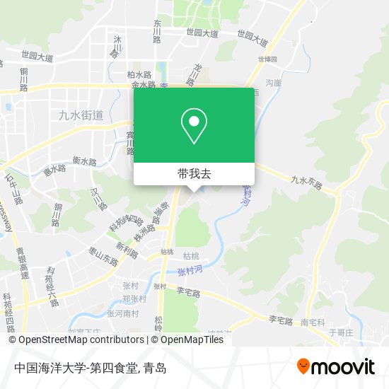 中国海洋大学-第四食堂地图
