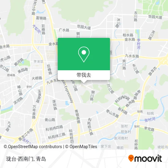 珑台-西南门地图